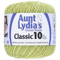 Aunt Lydias Crochet Thread - Size 10 Wasabi