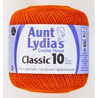 Aunt Lydias Crochet Thread - Size 10 Pumpkin