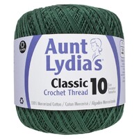 Aunt Lydias Crochet Thread - Forest Green