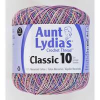 Aunt Lydias Crochet Thread - Size 10 Variegated Pastels