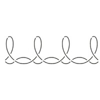 Quilt Stencil Loop Border 3 inch
