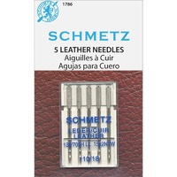 Schmetz 110/18 Leather Sewing Machine Needle 5 ct