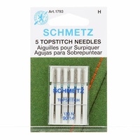 Schmetz Microtex Sharp Size 90/14 Machine Needles 5 count, Schmetz #1731