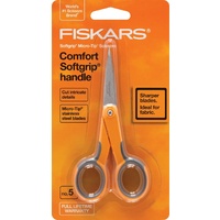 Fiskars Premier 5in Softgrip Micro-Tip Scissors No 5 for Fabric