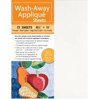 Wash-Away Applique Sheets 20ct