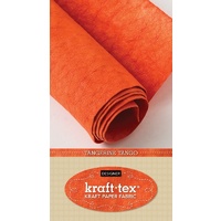 Kraft-tex Roll Prewashed -Tangerine Tango