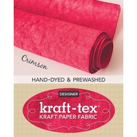 Kraft-Tex Roll Hand-Dyed & Prewashed - Crimson