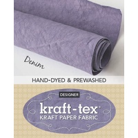 Kraft-Tex Roll Hand-Dyed & Prewashed - Denim