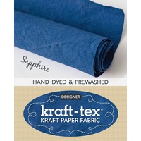 Kraft-Tex Roll Hand-Dyed & Prewashed - Sapphire