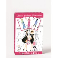 Classic Fashion Illustration Playing Cards Single Deck