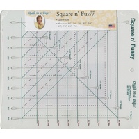 Square n' Fussy Ruler By Quilt in A Day