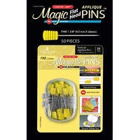 Magic Pins Flathead Applique Fine 50pc