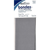 Bondex Iron-On Patch -Light Grey