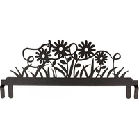 Quilt Hanger- DAISY & BEE - 12in Charcoal