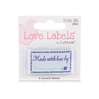 Made With Love - Iron on Labels