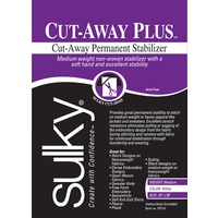Sulky - Cut Away Plus Midweight Stabilizer White 20in x 1yd