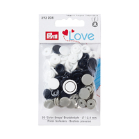 Prym Love - Colour Snap Fastener -  NAVY BLUE/GREY/WHITE