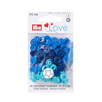 Prym Love - Colour Snap Fastener - STAR - BLUE/TURQUOISE/INK