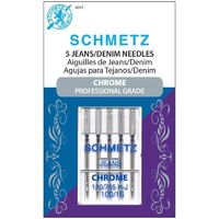Schmetz Sewing Machine Needles -Chrome Jean and Denim 100/16 Schmetz Needle 5 ct