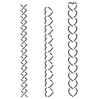 Quilt Stencil - 3 Mini Borders 0.75 in