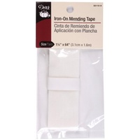 Iron on Mending Tape 1in x 64in White