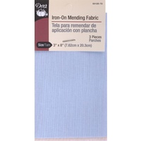Iron on Mending Fabric Assorted Light 3ct 3in x 8in