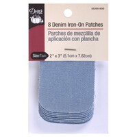 Bondex Faded Blue Denim 5x7 Fabric Iron-On Patches, 2 Pieces - DroneUp  Delivery
