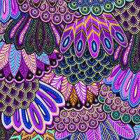 Sahul Land - Feathers Purple