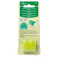 Clover Rubber Thimble Large-2pk