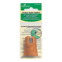 Clover Thimble  Leather Coin Double Sided