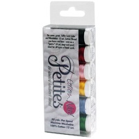 Sulky Petites 12wt Cotton Thread - 6 Pack 