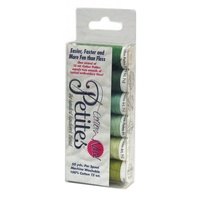 Sulky Petites 12wt Cotton Thread - 6 Pack - GREENS