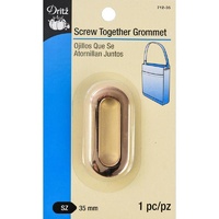 Dritz Screw Together Grommet Oval Gold - 1 pk