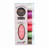 Sulky Petites 12wt Cotton Thread 6 pack - Wing and a Prayer 