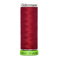 Gutermann Polyester Thread Recycled CHILI RED -110yd 