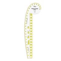 Styling Design Ruler Clear 20in