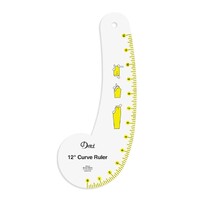 Curve Ruler Clear 12in