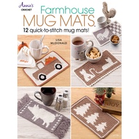 Farmhouse Mug Mats Pattern -12-CROCHET