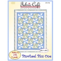 Fabric Cafe - 3 Yard Quilt Pattern - Pinwheel Plus One