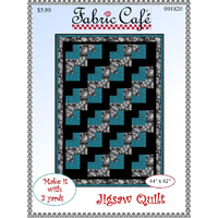 Fabric Cafe - 3 Yard Quilt Pattern - Jigsaw