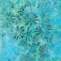 Aqua/Turquoise Rainbow Batik