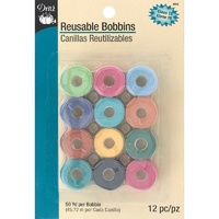 Dritz Plastic Class 15 Bobbins - Prewound