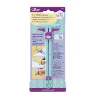 Clover I Sew For Fun 5-in-1 Sliding Gauge