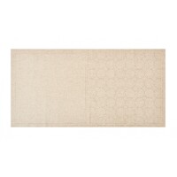 COSMO Sashiko Cotton & Linen Precut Fabric - Circle - Natural