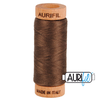 Aurifil Mako Cotton Thread Solid Bark