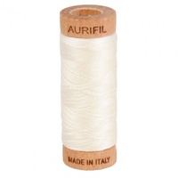 Aurifil Mako Cotton Thread Solid Chalk 