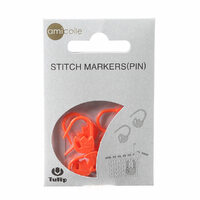 Stitch Markers -Tulip & Orange
