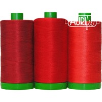 Aurifil  3pc set Red Panda 40wt