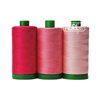 Aurifil  3pc Pink Iguana 40wt