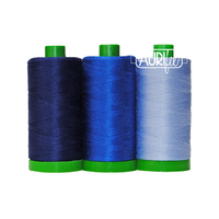 Aurifil  3pc Whale Shark 40wt